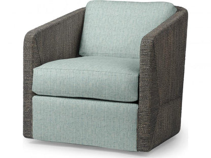 Carmine Swivel Lounge Chair - Mocha Wash, Standard Cushion