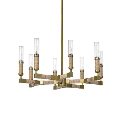Palecek Carolina Outdoor Chandelier Large Brass