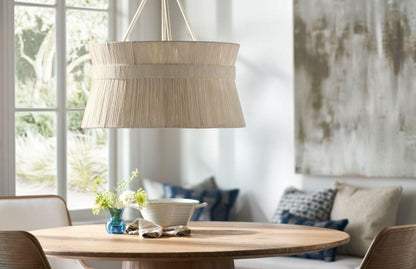 Palecek Cassidy Chandelier, 3-Light, White, 28"W (2130-79 3706TM5G)