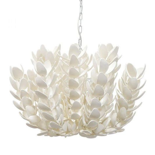 Palecek Coco Magnolia Pendant Off-White