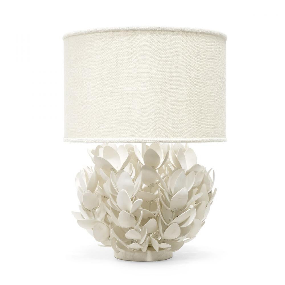 Palecek Coco Magnolia Table Lamp Off-White