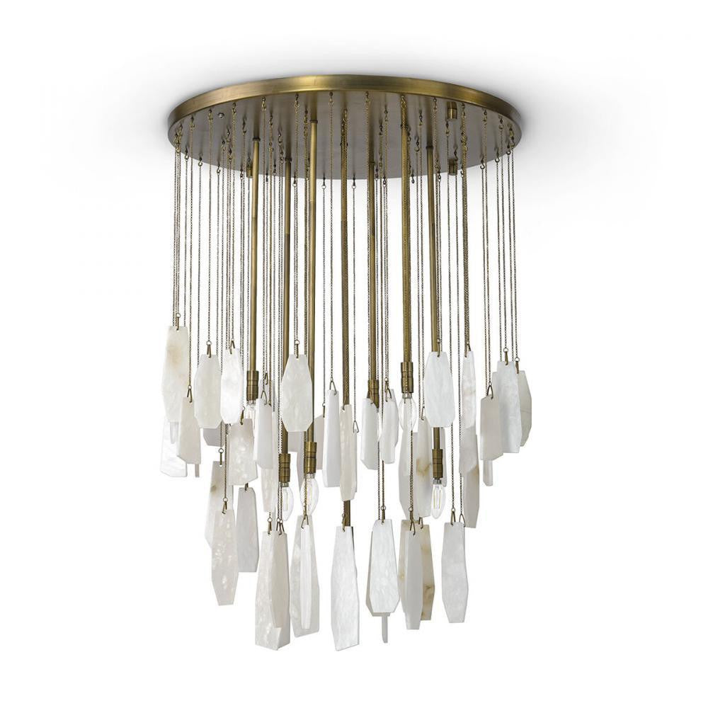 Palecek Cordelia Chandelier Antique Brass