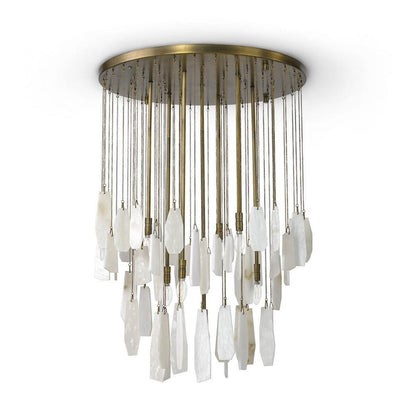 Palecek Cordelia Chandelier Antique Brass
