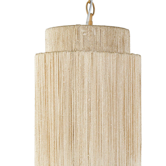 Palecek Everly Pendant, 1-Light, Small, Natural, 10"W (2438-79 3706TN2F)