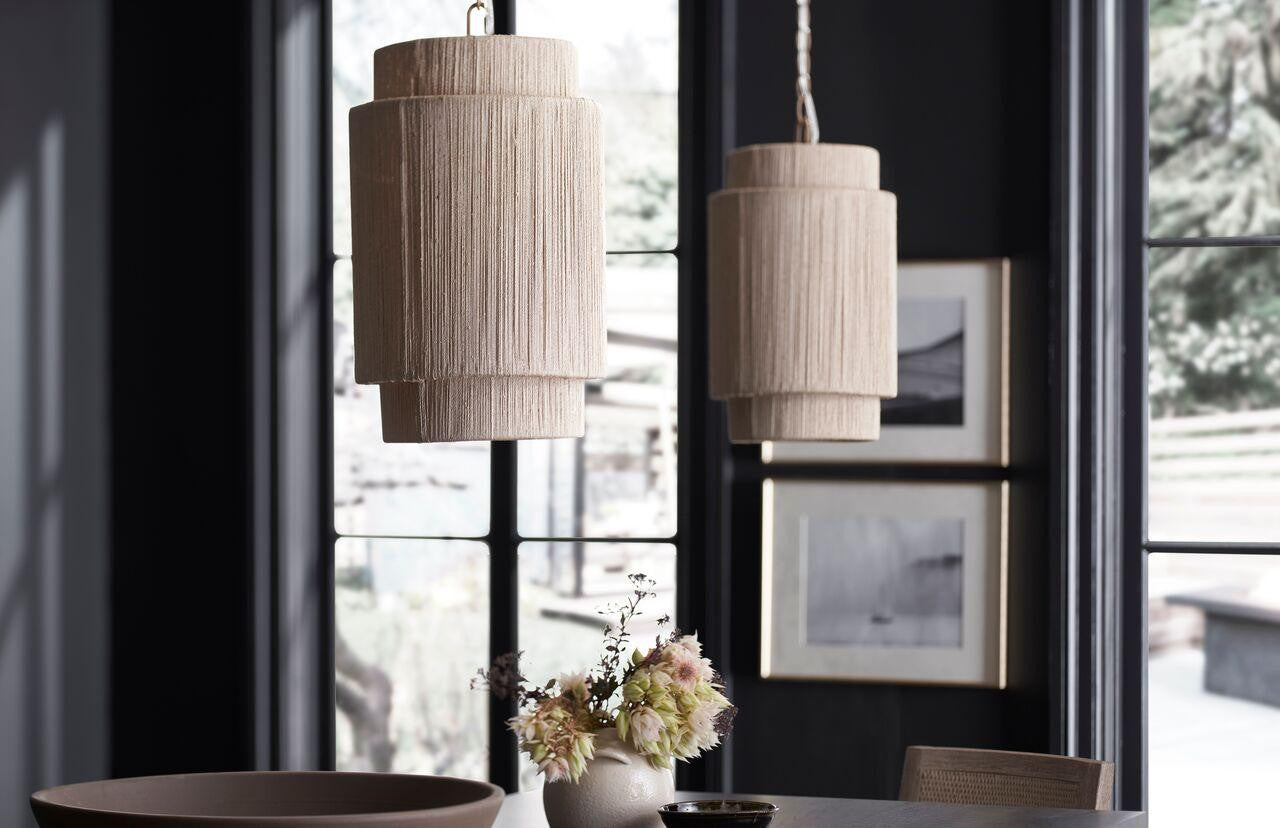 Palecek Everly Pendant, 1-Light, Small, Natural, 10"W (2438-79 3706TN2F)