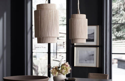 Palecek Everly Pendant, 1-Light, Small, Natural, 10"W (2438-79 3706TN2F)