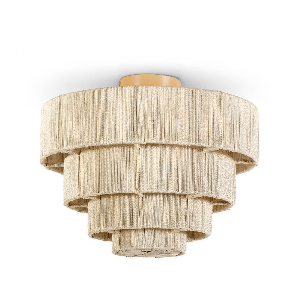 Palecek Everly Semi-Flush Mount Natural
