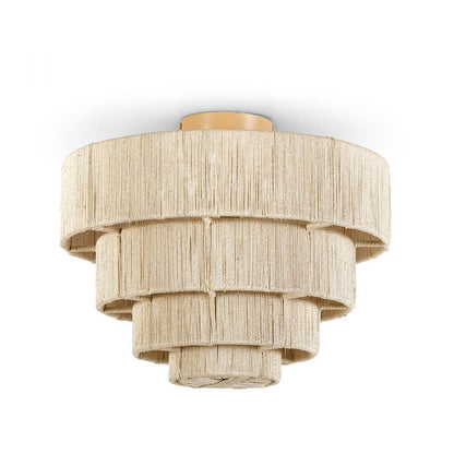 Palecek Everly Semi-Flush Mount Natural