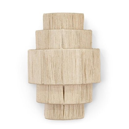 Palecek Everly Wall Sconce, 5-Tier, 1-Light, Large, Natural, 13.25"W (2442-79 3706TN2H)