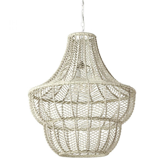 Palecek Gabriella Outdoor Chandelier Whitewash