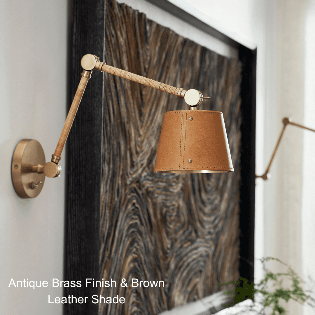 Palecek Hendrick Articulating Sconce Cream