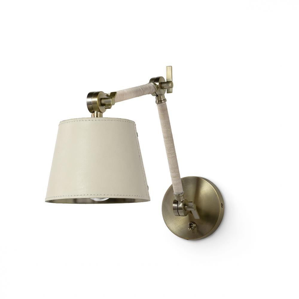 Palecek Hendrick Articulating Sconce Cream Cream