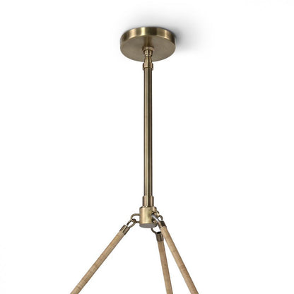Palecek Hendrick Chandelier Cognac