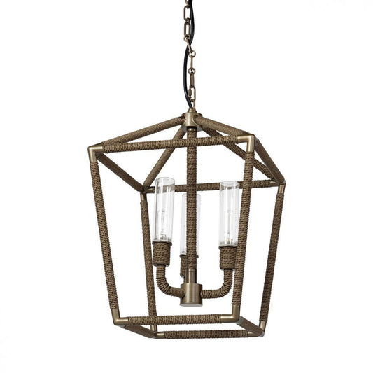 Palecek Hollister Outdoor Chandelier Small Light Bronze