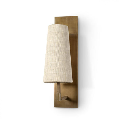Palecek Irving Single Sconce Raffia