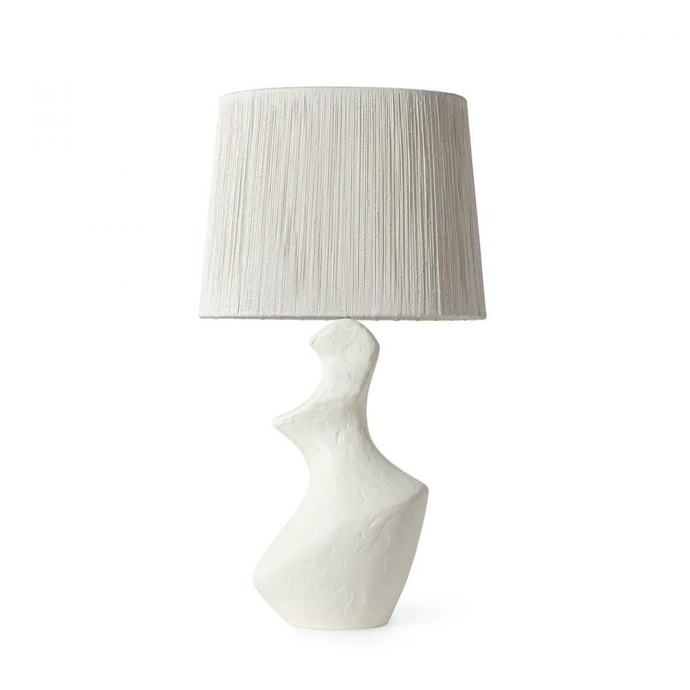 Palecek Kaden Table Lamp White