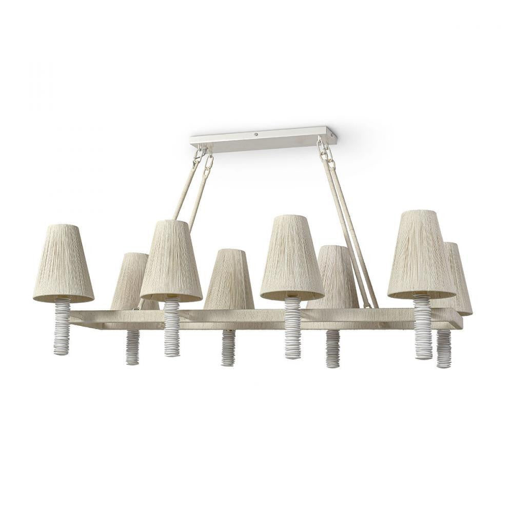 Palecek Lassiter Linear Chandelier Off-White