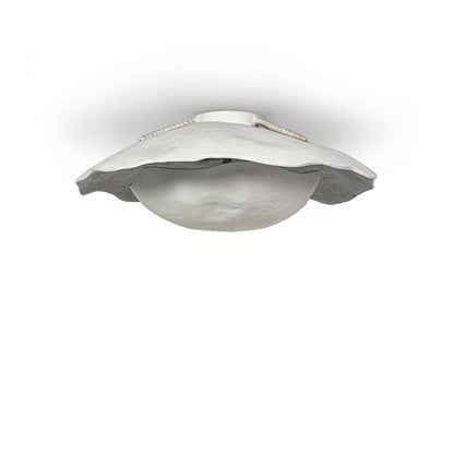 Palecek Lima Flush Mount White