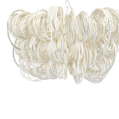 Palecek Monroe Chandelier, 3-Light, Cream, 31.25"W (2423-79 3706TN2A)