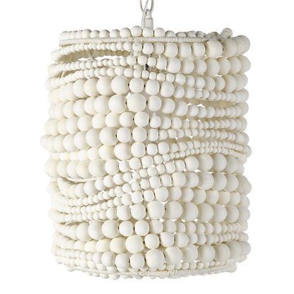 Palecek Point Dume Pendant, 1-Light, Small, Cream, 11.5"W (2761-79 3706TP2D)