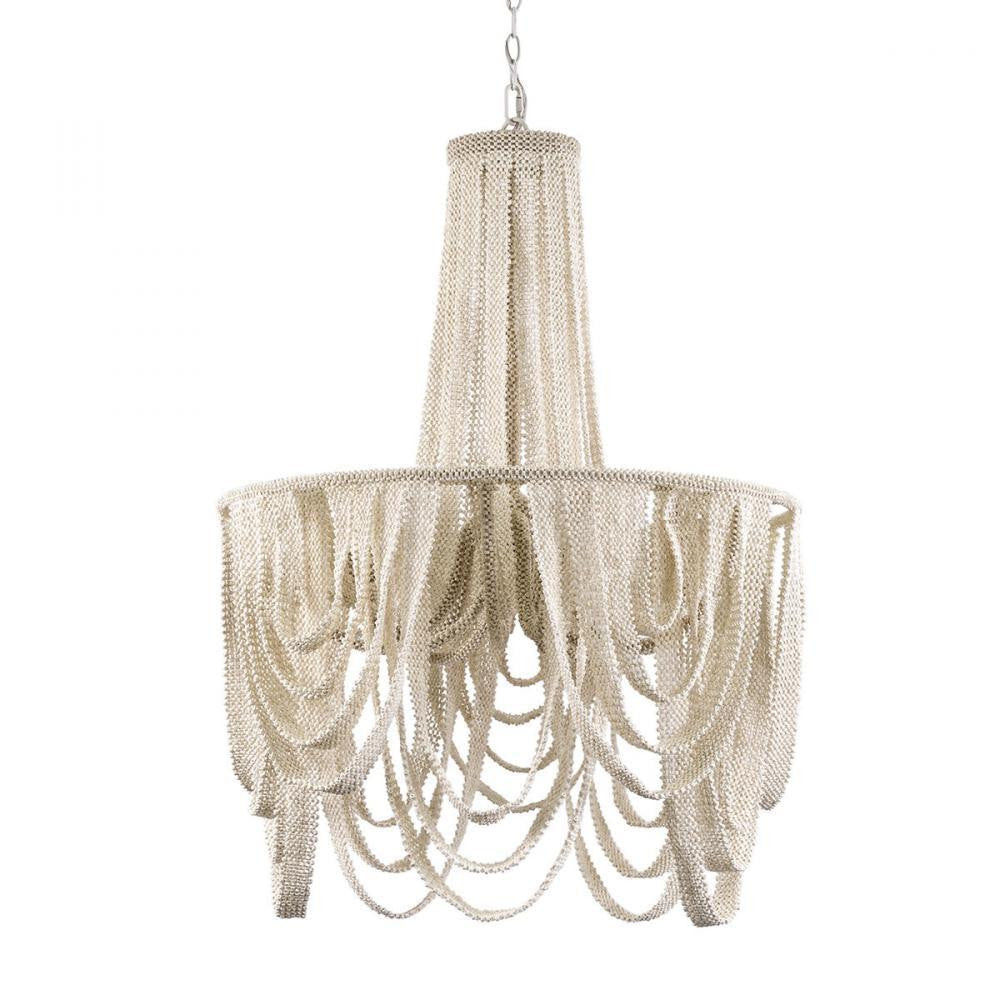 Palecek Selita Chandelier Cream