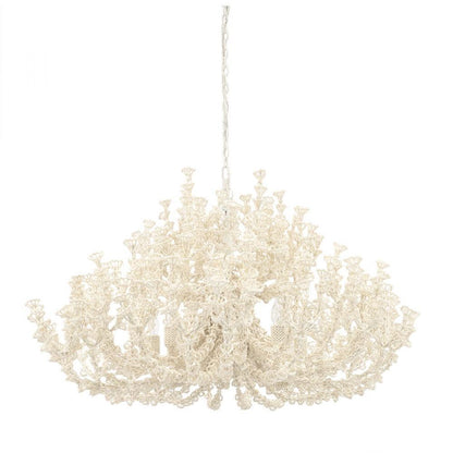 Palecek Seychelles Coco Chandelier Cream