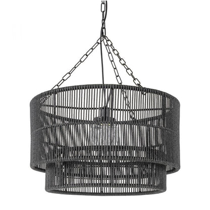 Palecek Tanner Outdoor Pendant Charcoal