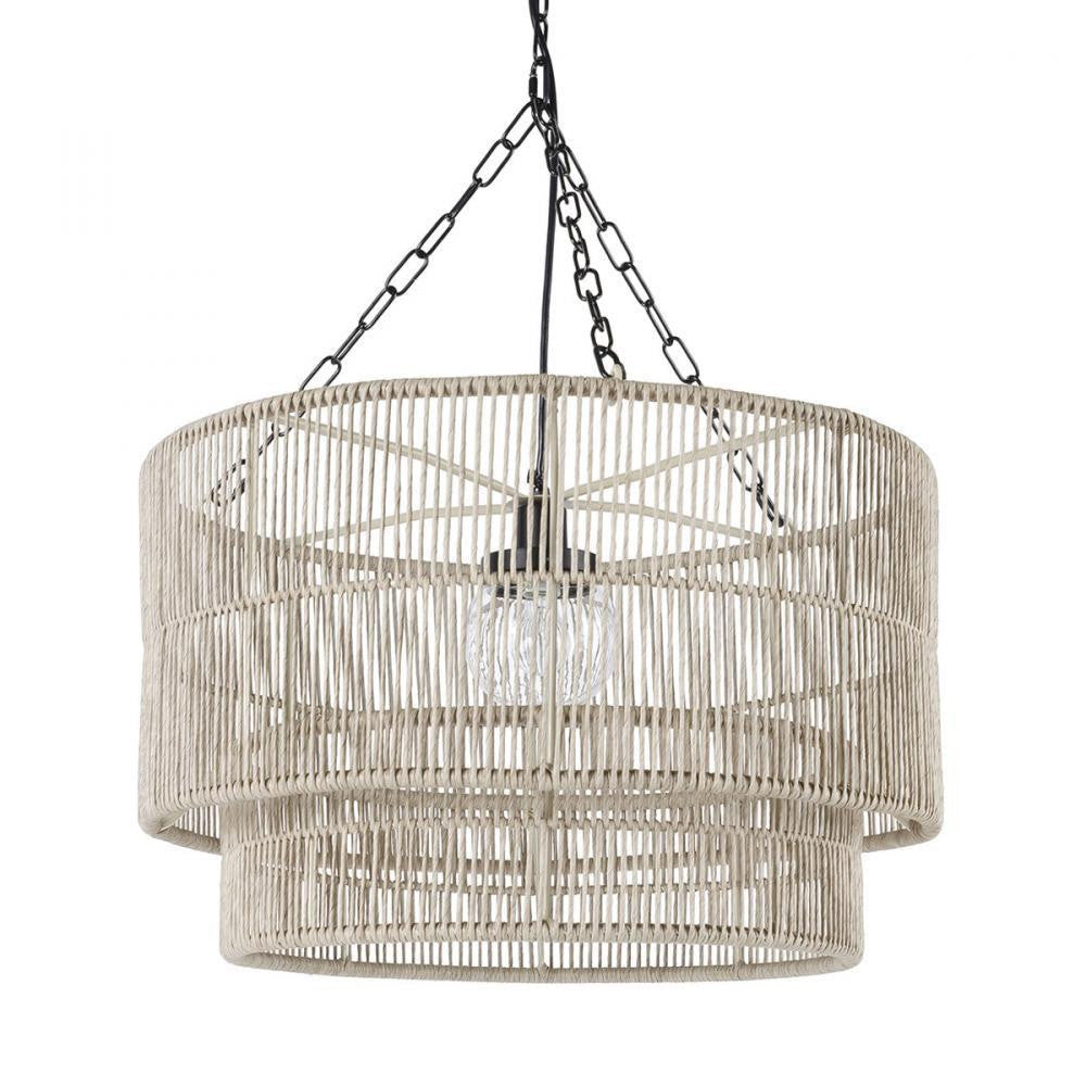 Palecek Tanner Outdoor Pendant Tan