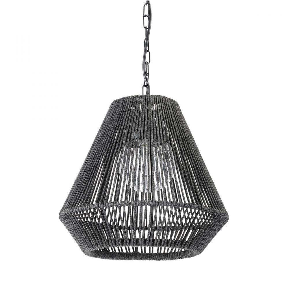 Palecek Tanner Outdoor Pendant Charcoal