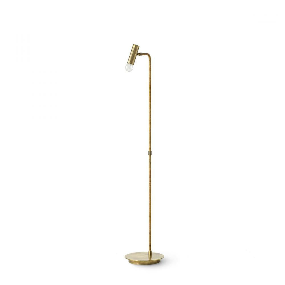 Trent Transitional Brass Floor Lamp | Lighting Reimagined