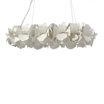 Palecek Virginia Oval Chandelier Off-White