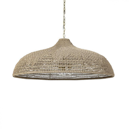 Palecek Westerly Outdoor Chandelier 42'' Bronze, Natural Tone