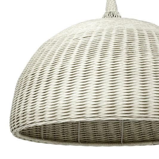 Palecek Wisteria Outdoor Pendant, 3-Light, X-Large, Whitewash, 44"W (2638-79 3706TN41)