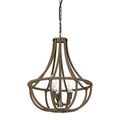 Palecek Yvette Outdoor Chandelier Small Light Bronze