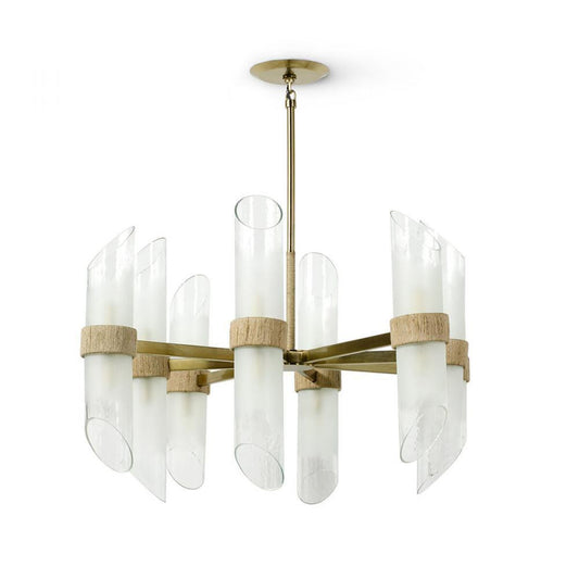 Palecek Yvonne Chandelier Brass