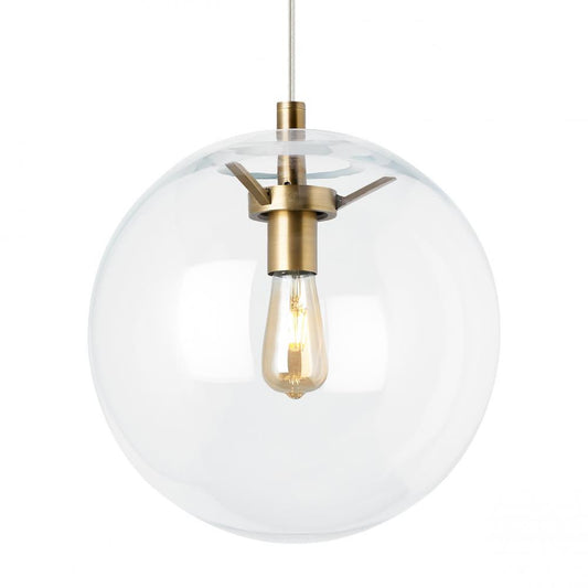Visual Comfort Modern Palona Pendant Brass, Aged Brass