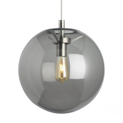 Palona Smoke Satin Nickel Integrated LED