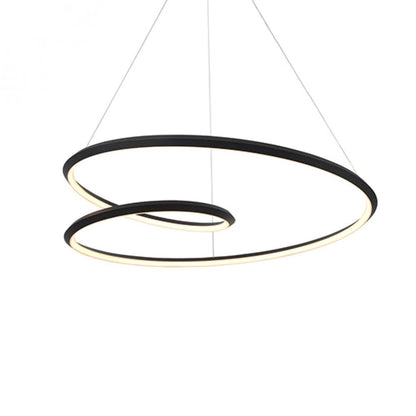 Kuzco Lighting Inc Ampersand 39-in LED Pendant Black