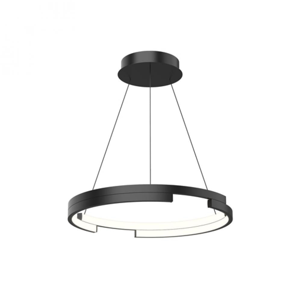 Kuzco Lighting Inc Anello Minor 19-in LED Pendant Black