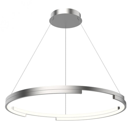 Kuzco Lighting Inc Anello Minor 32-in LED Pendant Brushed Nickel