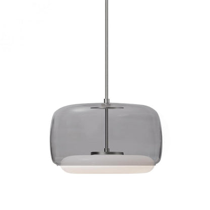 Kuzco Lighting Inc Enkel 15-in LED Pendant Smoked/Brushed Nickel
