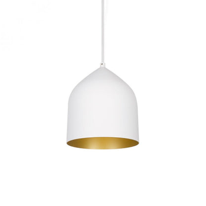 Kuzco Lighting Inc Helena 8-in LED Pendant White/Gold