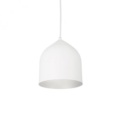 Kuzco Lighting Inc Helena 8-in LED Pendant White/Silver