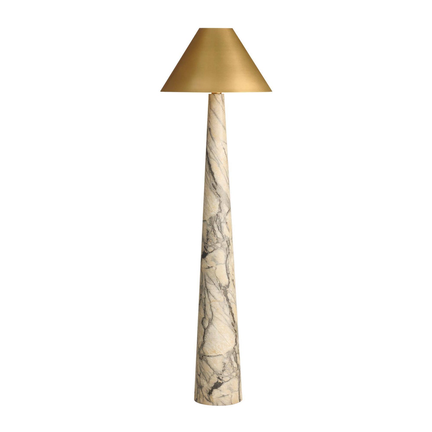 Arteriors Home Chanell Floor Lamp Faux Calacatta Viola