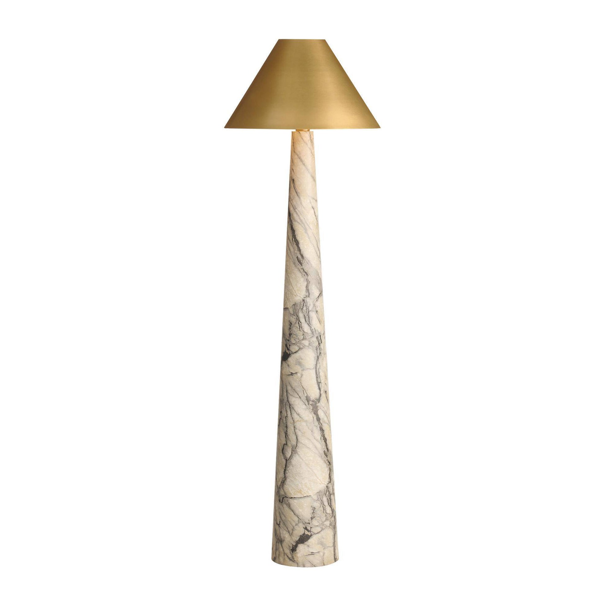 Arteriors Home Chanell Floor Lamp Faux Calacatta Viola