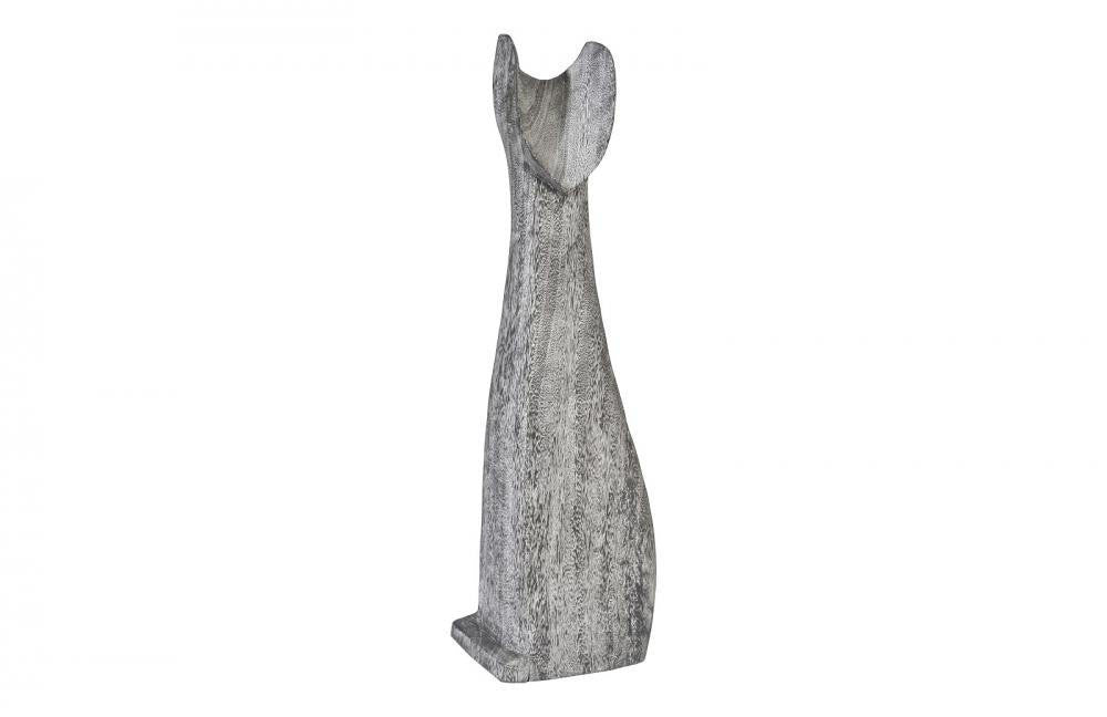 Phillips Collection Abstract Sculpture, Cat, Large, Graystone, 30"H (TH97538 YV0J07T53E)