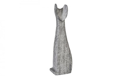 Phillips Collection Abstract Sculpture, Cat, Large, Graystone, 30"H (TH97538 YV0J07T53E)
