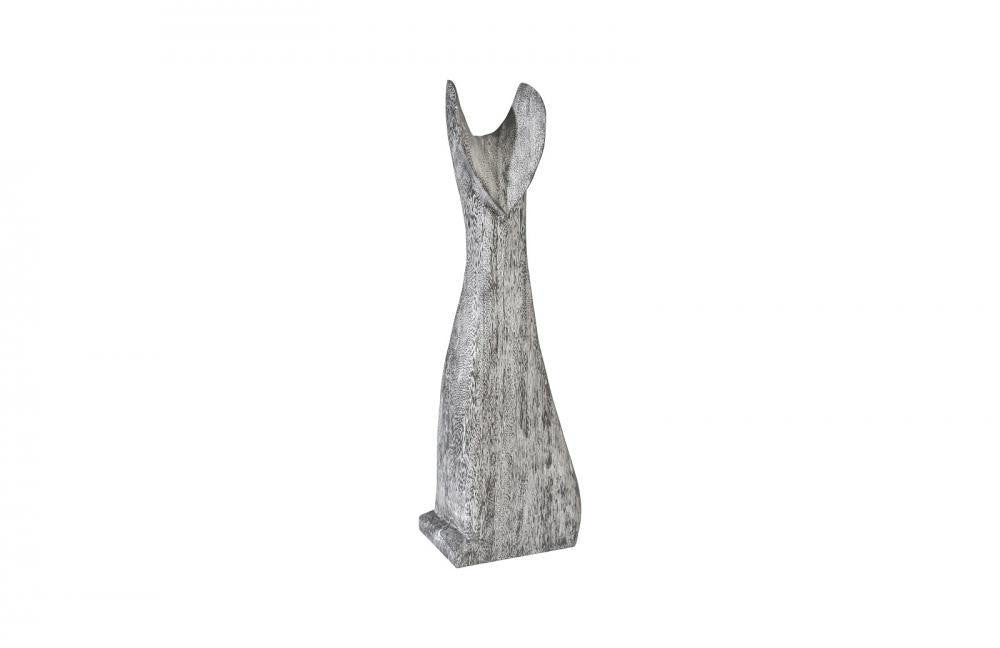 Phillips Collection Abstract Sculpture, Cat, Small, Graystone, 28"H (TH97539 YV0J07T53F)