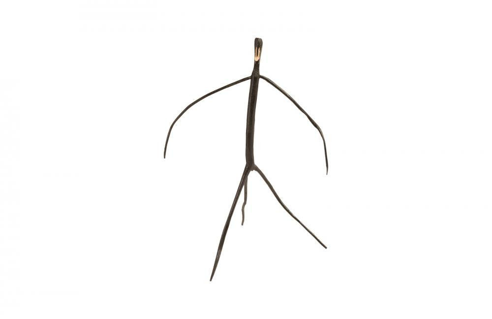 Phillips Collection Abstract Sculpture, Monkey, Medium, Black, 15"H (ID76069 YV0J07T25E)