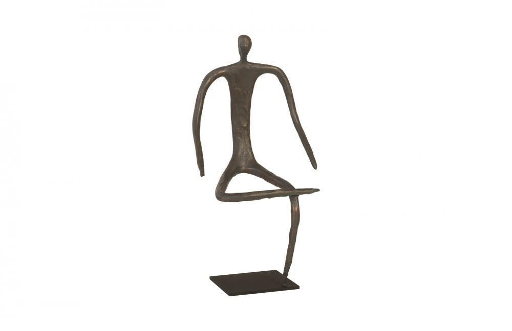 Phillips Collection Abstract Sculpture, Standing Figure Leg Folded, Bronze, 17"H (TH96036 YV0J07T25A)